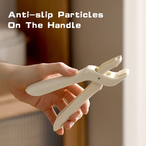 Anti-scalding Silicone Non-slip Take Bowl Clip Hot Plate Gripper, Stainless Steel Pot Clip Pan Gripper, Durable Bowl Holder Tongs Plate Retriever, Anti-scalding Dish Gripper - Image 5