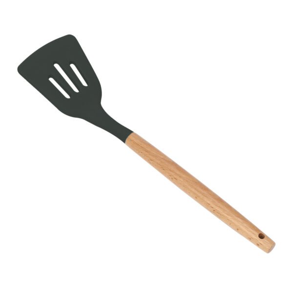 Wooden Handle Silicone Cooking Utensils Set - Image 8