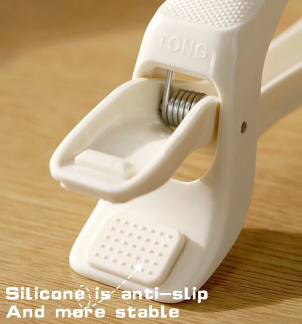 Anti-scalding Silicone Non-slip Take Bowl Clip Hot Plate Gripper, Stainless Steel Pot Clip Pan Gripper, Durable Bowl Holder Tongs Plate Retriever, Anti-scalding Dish Gripper - Image 8