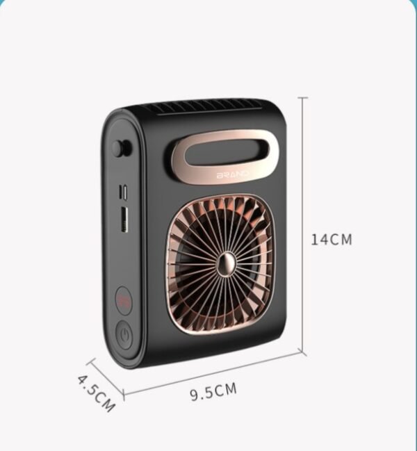 P60 Hanging Waist Fan P60 Hanging Neck Fan Power Bank Fan - Image 3