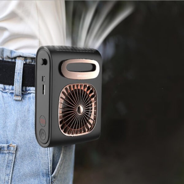 P60 Hanging Waist Fan P60 Hanging Neck Fan Power Bank Fan - Image 5