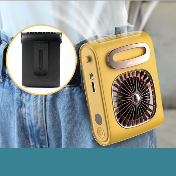 P60 Hanging Waist Fan P60 Hanging Neck Fan Power Bank Fan - Image 4